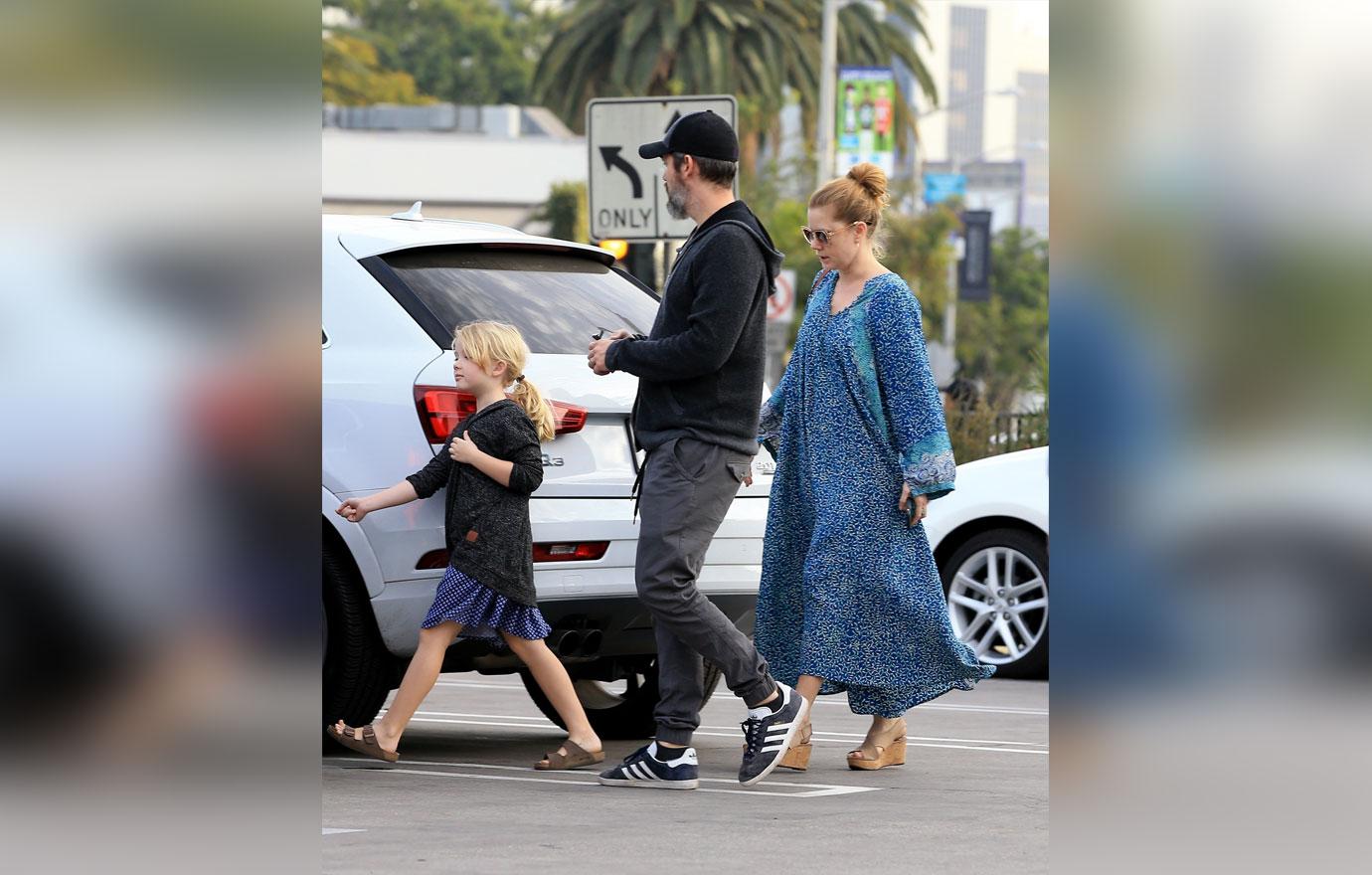 Pregnant Amy Adams Shows Off Baby Bump – See The Photos