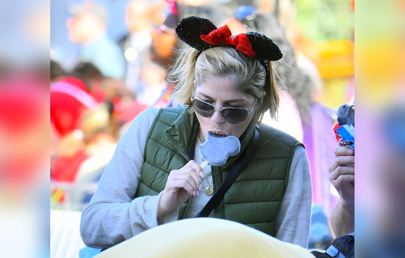 MS Stricken Selma Blair Has Disneyland Fun with Friends and Family