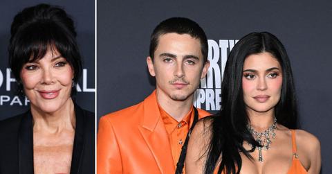 Kris Jenner is "urging daughter Kylie Jenner to seal the deal with Timothee Chalamet by getting pregnant" as soon as possible.