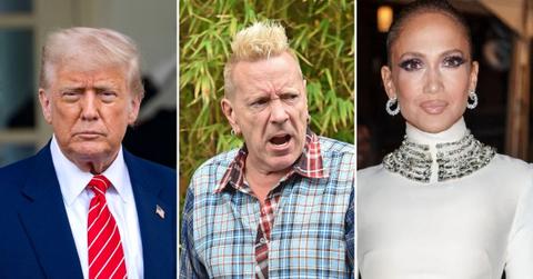 Photo of Donald Trump, Johnny Rotten Jennifer Lopez