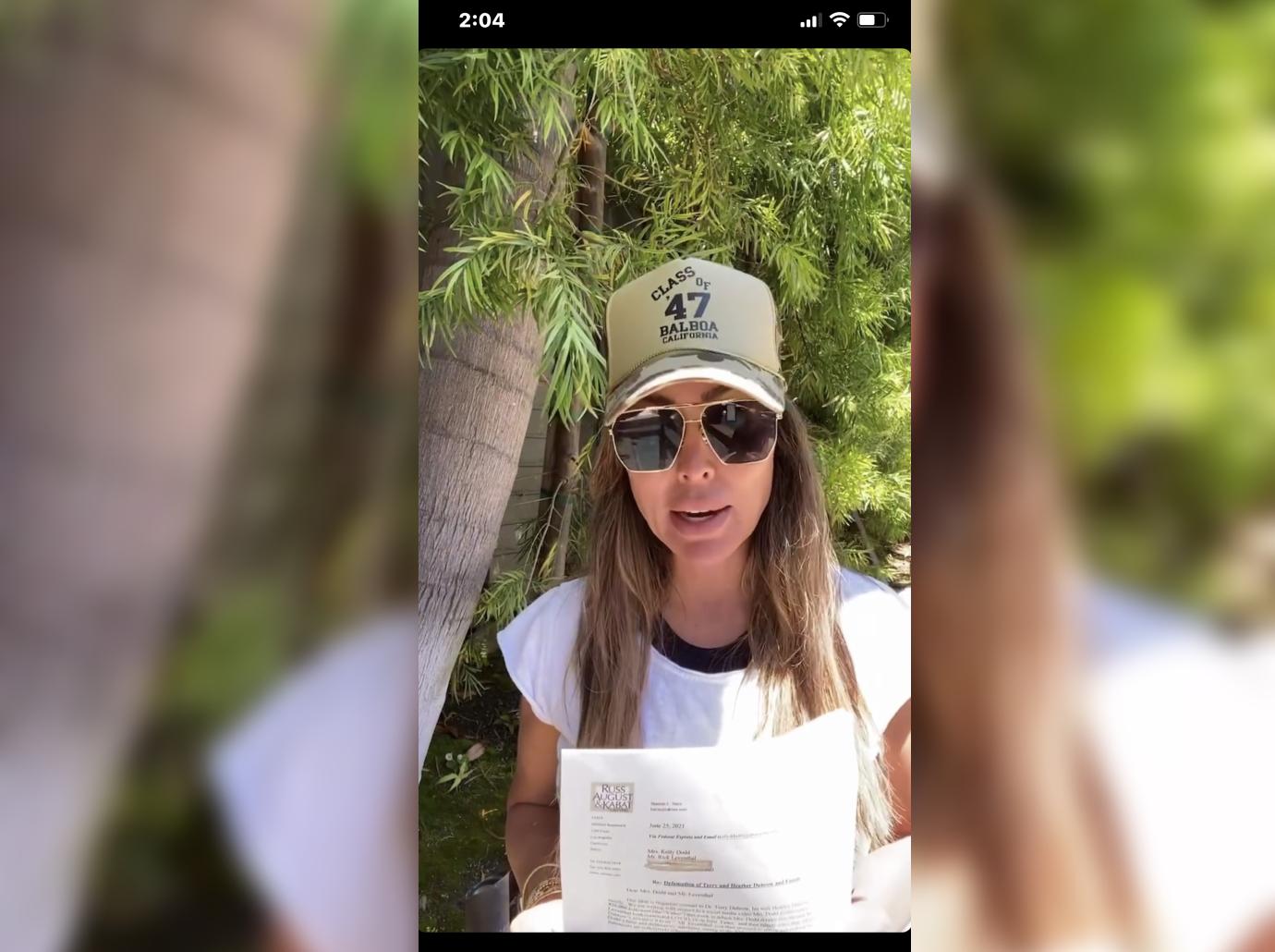 Heather Dubrow Fires Off Cease & Desist To Kelly Dodd Over Comments