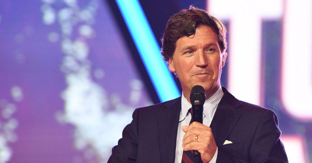 Image of Carlson clapped as Trump outlined his plan to secure Venezuela’s oil and boost U.S. energy interests.