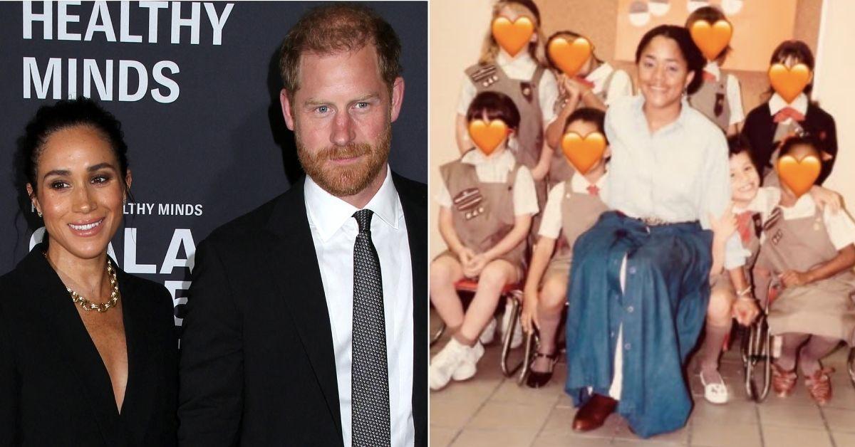 picture of meghan markle, rince harry and meghan as a girl scout