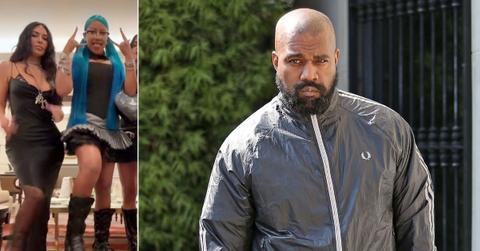 Photo of Kim Kardashian, North West, Kanye West