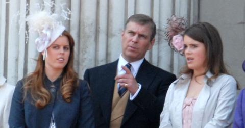 Photo of Prince Andrew, Princess Beatrice and Eugenie