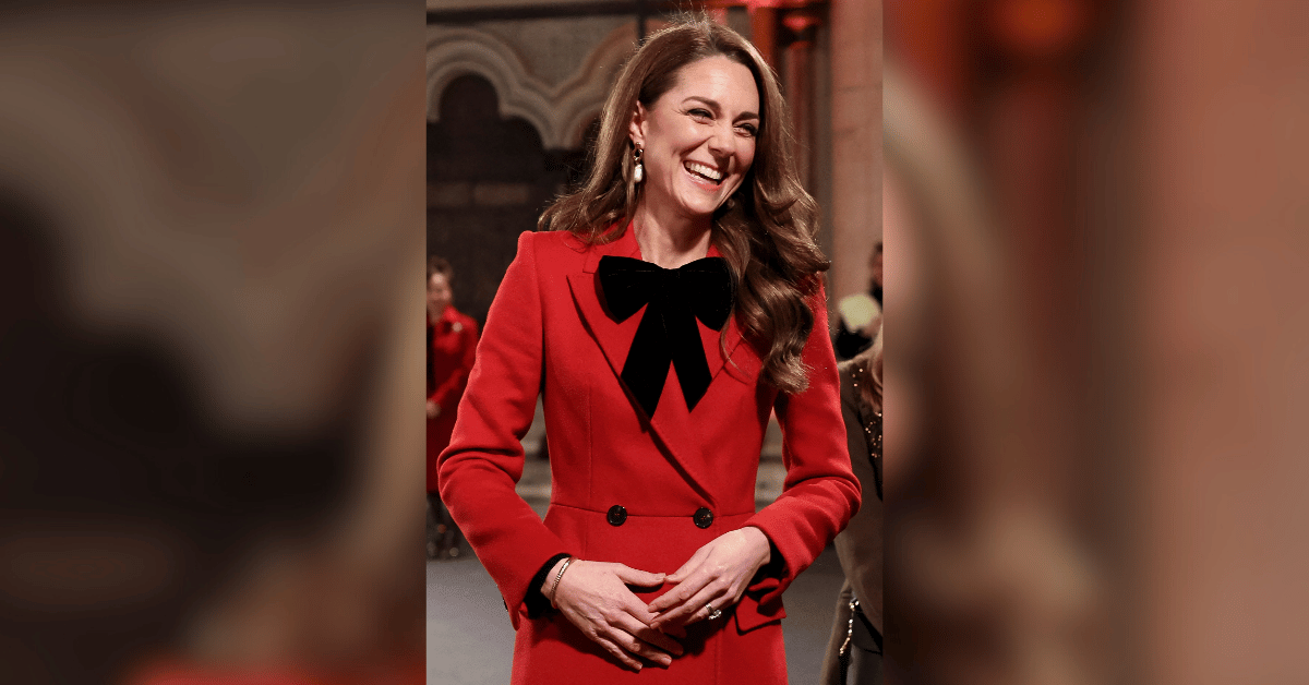 kate middleton embraces cancer survivor at christmas day church service