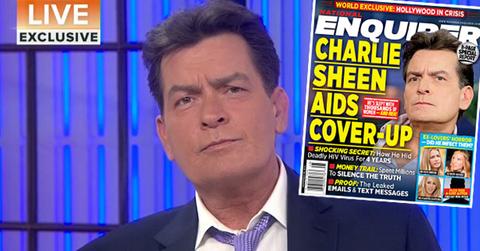 //charlie sheen hiv positive today matt lauer pp