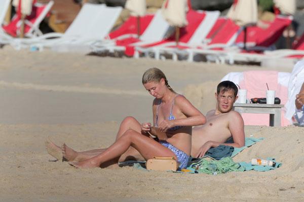 Nicky Hilton & James Rothschild Caribbean Beach Photos​