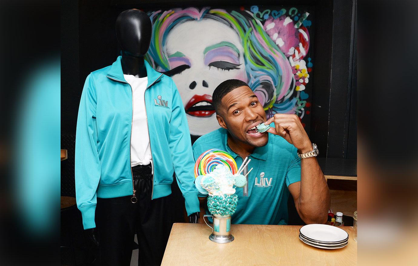 Michael Strahan Enjoying Black Tap