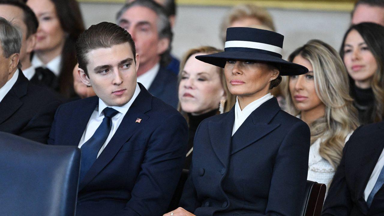 image of PR consultant Sam Gauchier had warned Barron Trump's silence could eventually have been interpreted as loyalty to Andrew Tate.