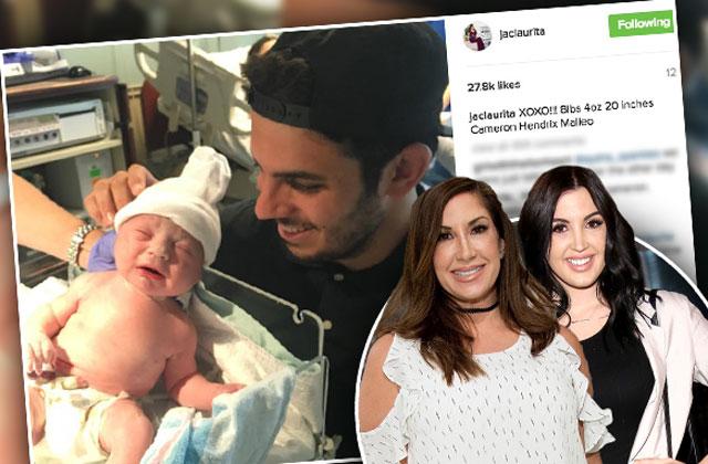 jacquline laurita duaghter gives birth