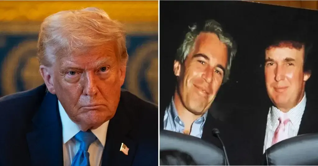 donald trump jeffrey epstein friendship ex girlfriend very close