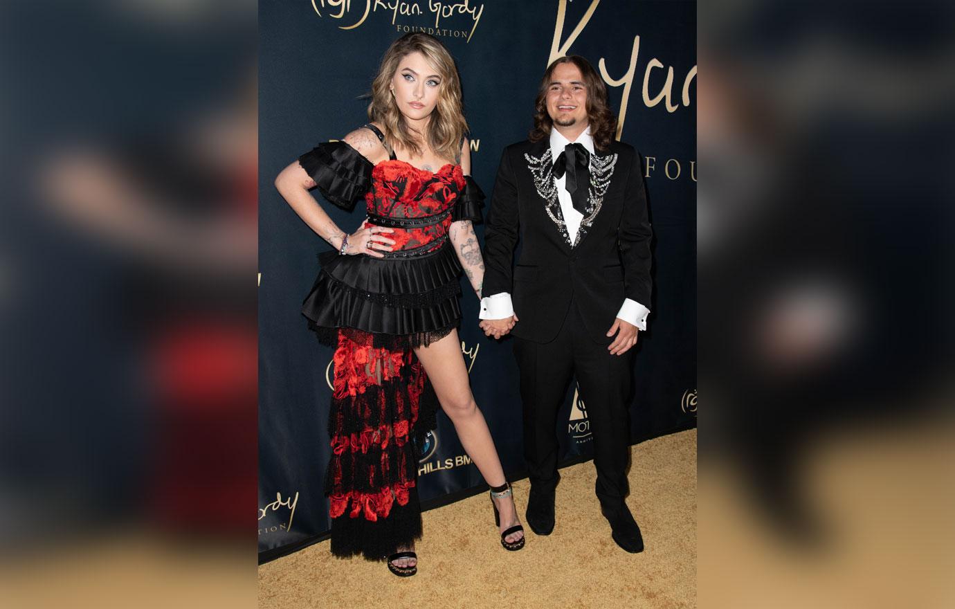 Paris Jackson Wears Sexy Red Dress To Event With Boyfriend