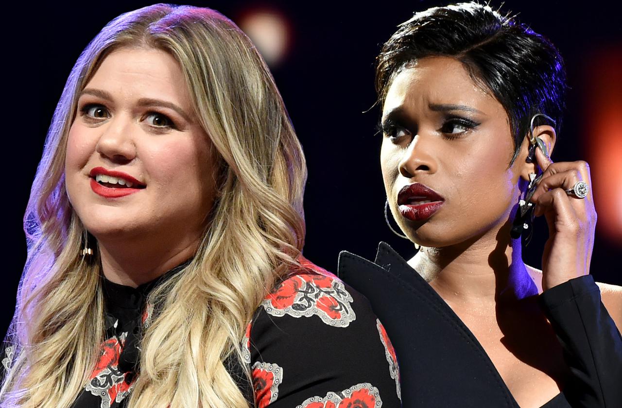 Kelly Clarkson Jennifer Hudson Feud Over 'The Voice'