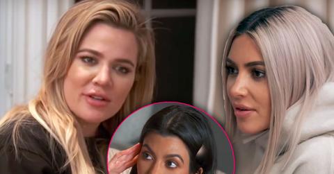 //kim khloe staged scene kourtney feud kuwtk episode video pp