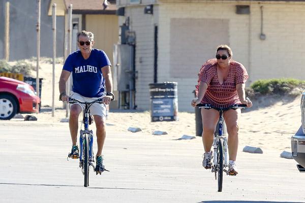 Pierce Brosnan Wife Keely Shaye Smith Bike