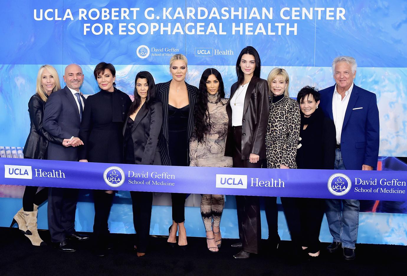 kardashians family dedication health center UCLA father robert rob jr