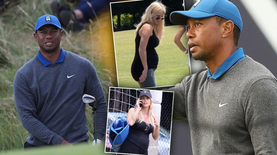 Pregnant Elin Nordegren spotted golfing with boyfriend Jordan Cameron