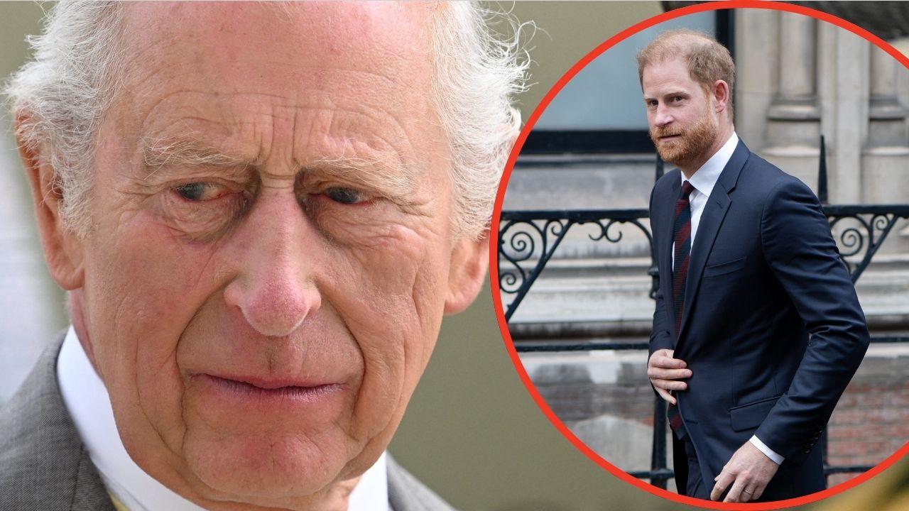 Photo of King Charles and Prince Harry