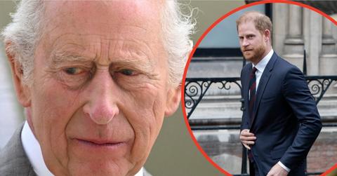 Photo of King Charles and Prince Harry