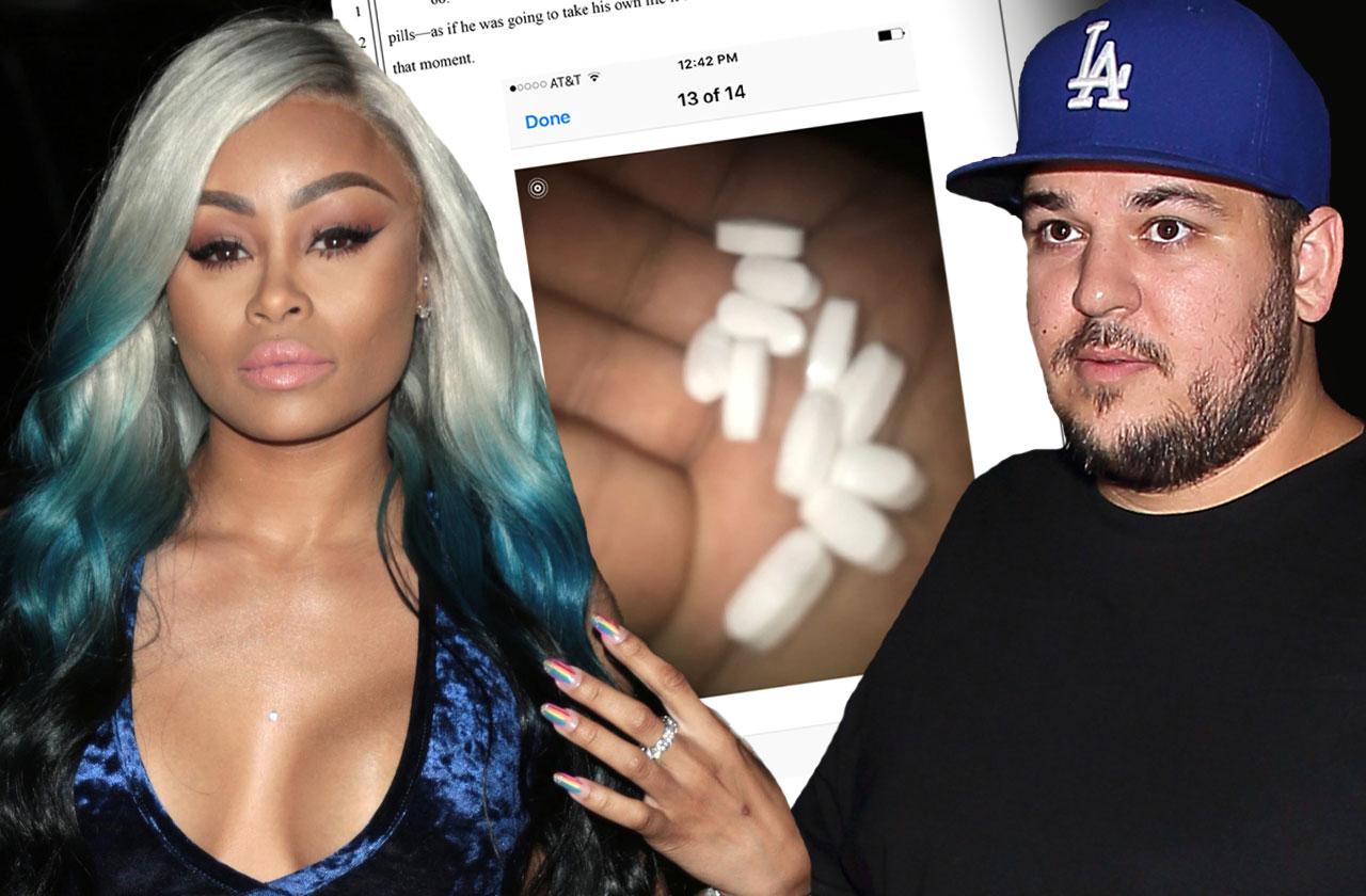 //blac chyna rob kardashian lawsuit evidence pills pp