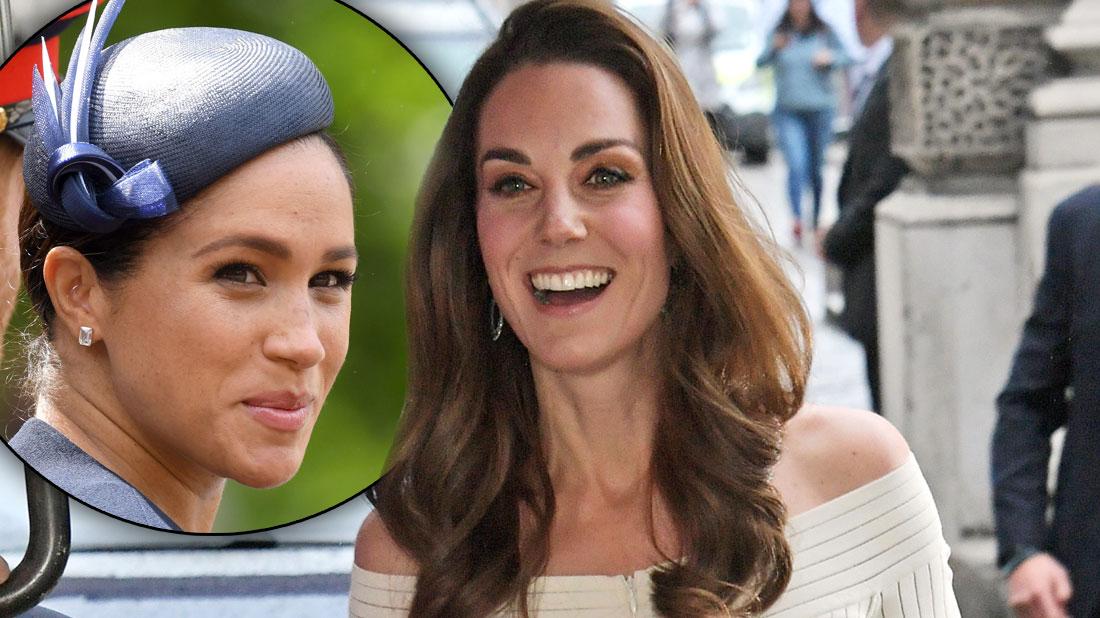 Meghan Who? Kate Steals Spotlight In White Dress, Sparkling Heels