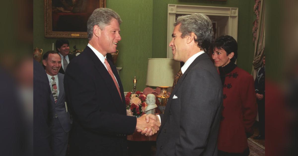 Photo of Bill Clinton, Jeffrey Epstein and Ghislaine Maxwell
