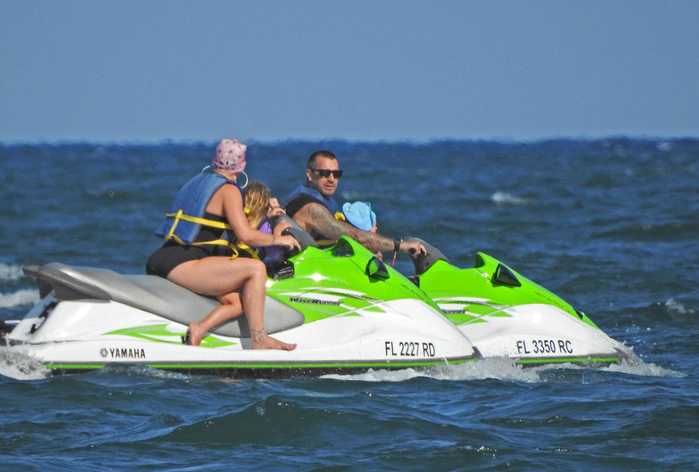 Pink Husband Family Beach