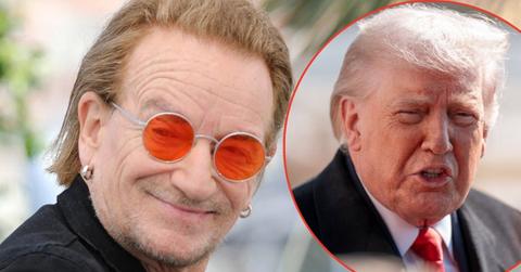 Photo of Bono and Donald Trump