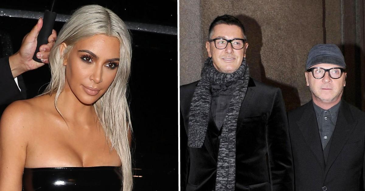 Kim Kardashian 'suffered for fashion' at D&G Milan events but