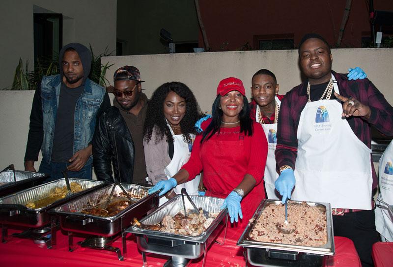 //celebrity thanksgiving sean kingston