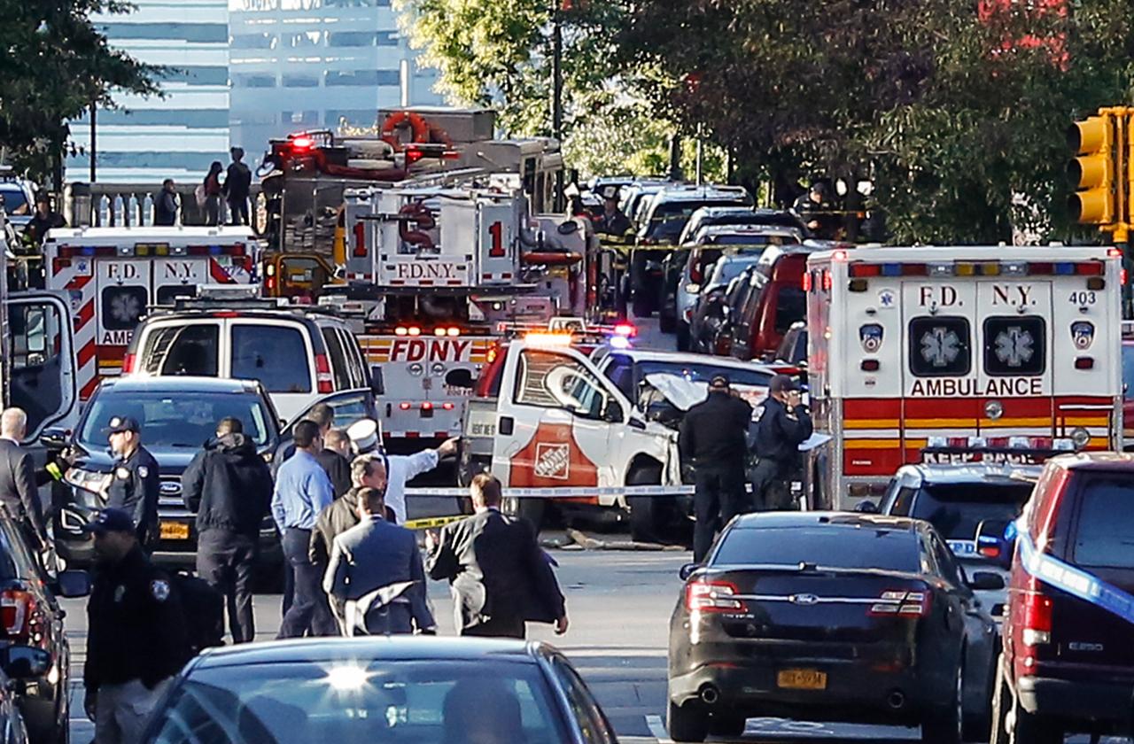 New York City Shooting With Fake Gun In Truck Crash Killing Pedestrians