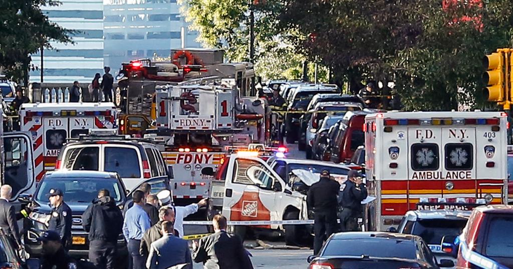 New York City Shooting With Fake Gun In Truck Crash Killing Pedestrians