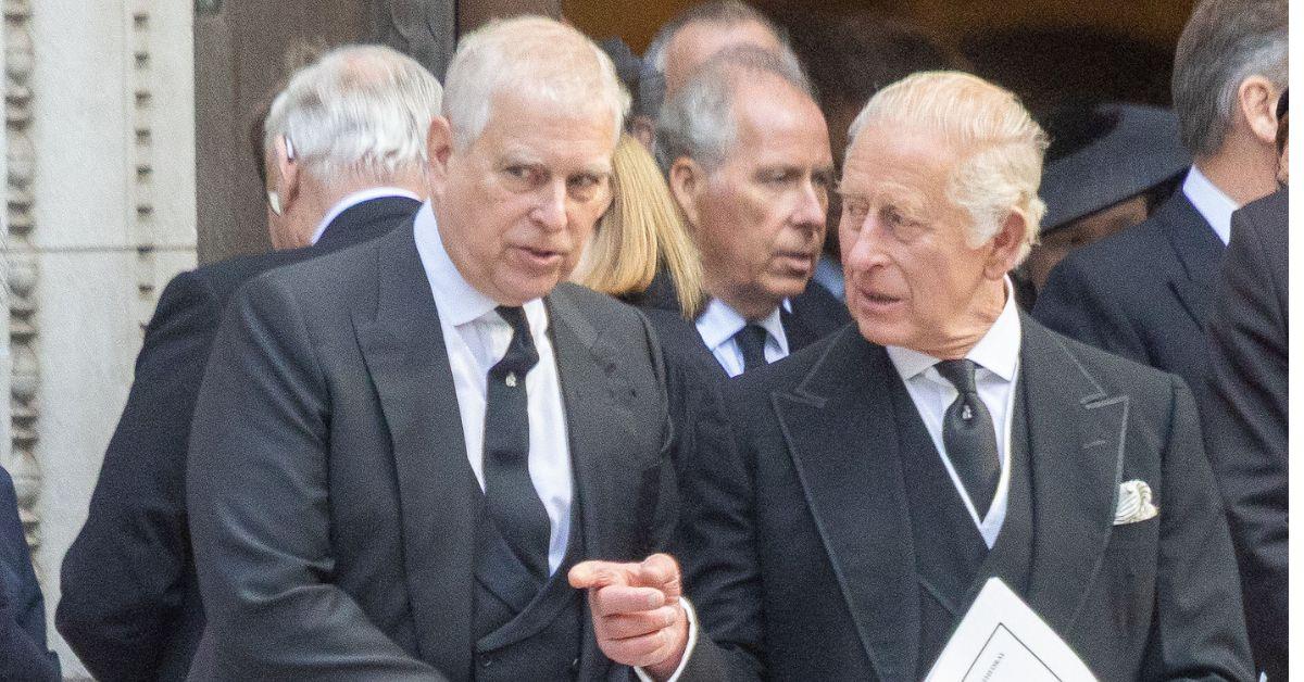 Photo of Prince Andrew and King Charles III