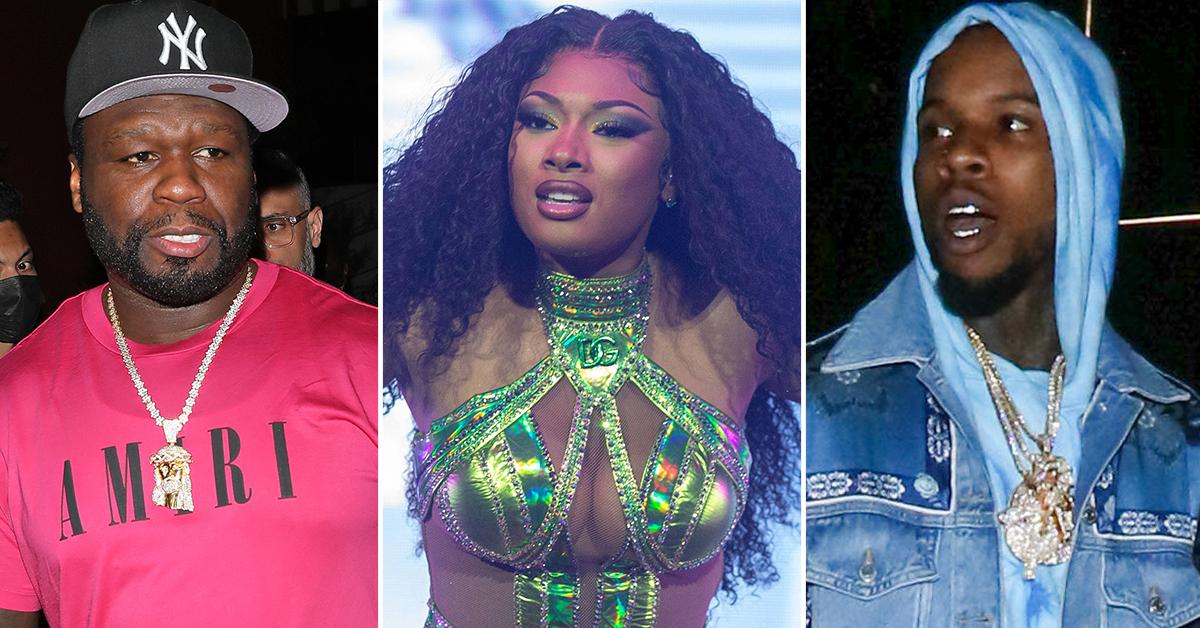 cent megan thee stallion trey songz relationship shooting