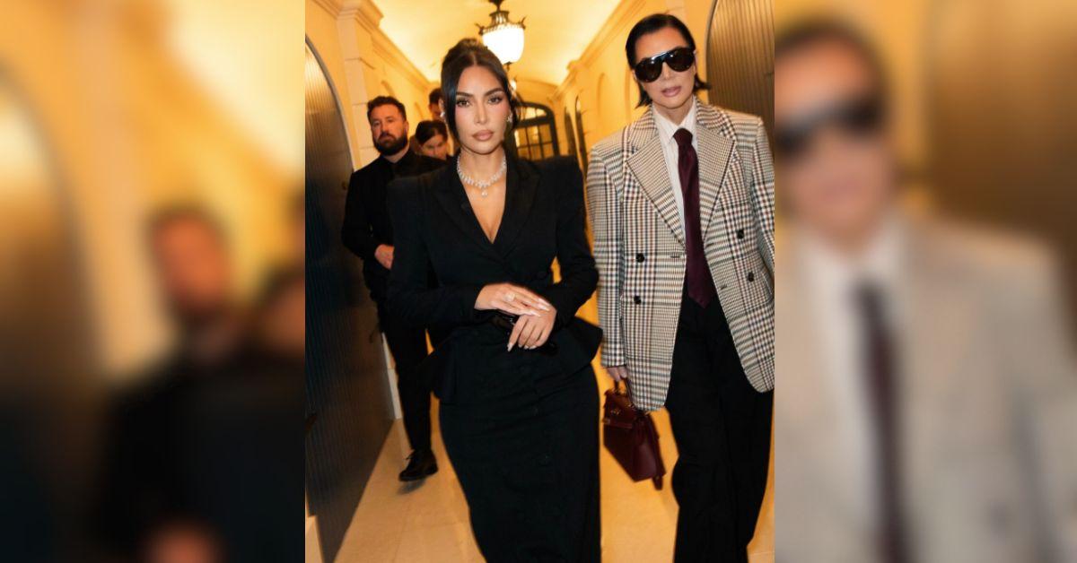 kim kardashian kris jenner paris