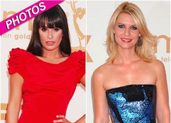 //lea michele claire danes emmy trends