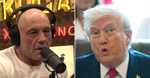 Photo of Joe Rogan, Donald Trump