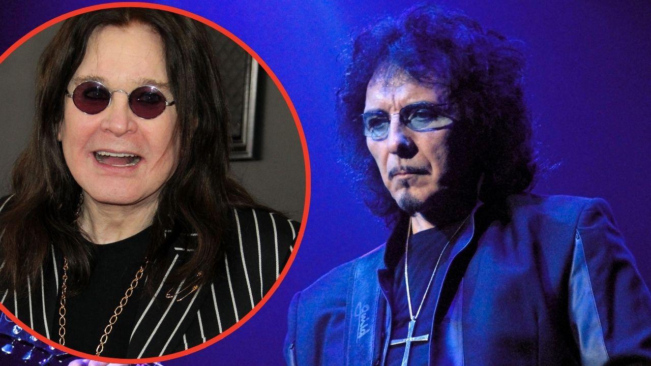 Split photo Ozzy Osbourne and Tony Iommi