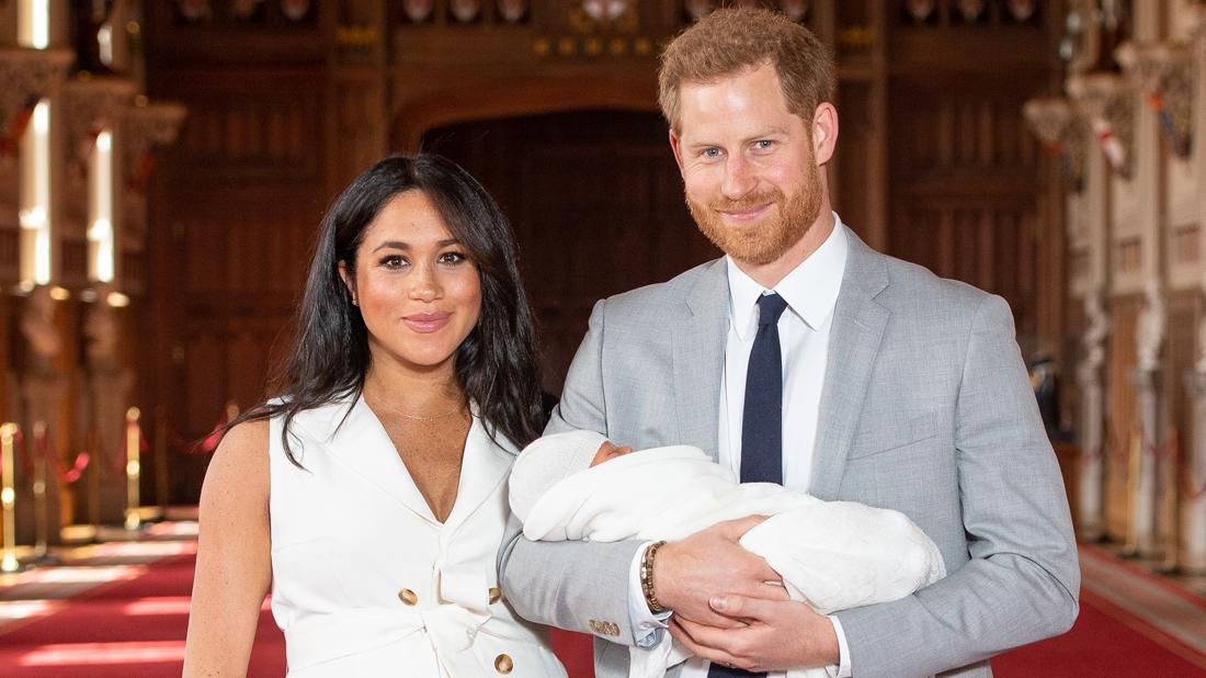 Prince Harry and Meghan Markle at the church.