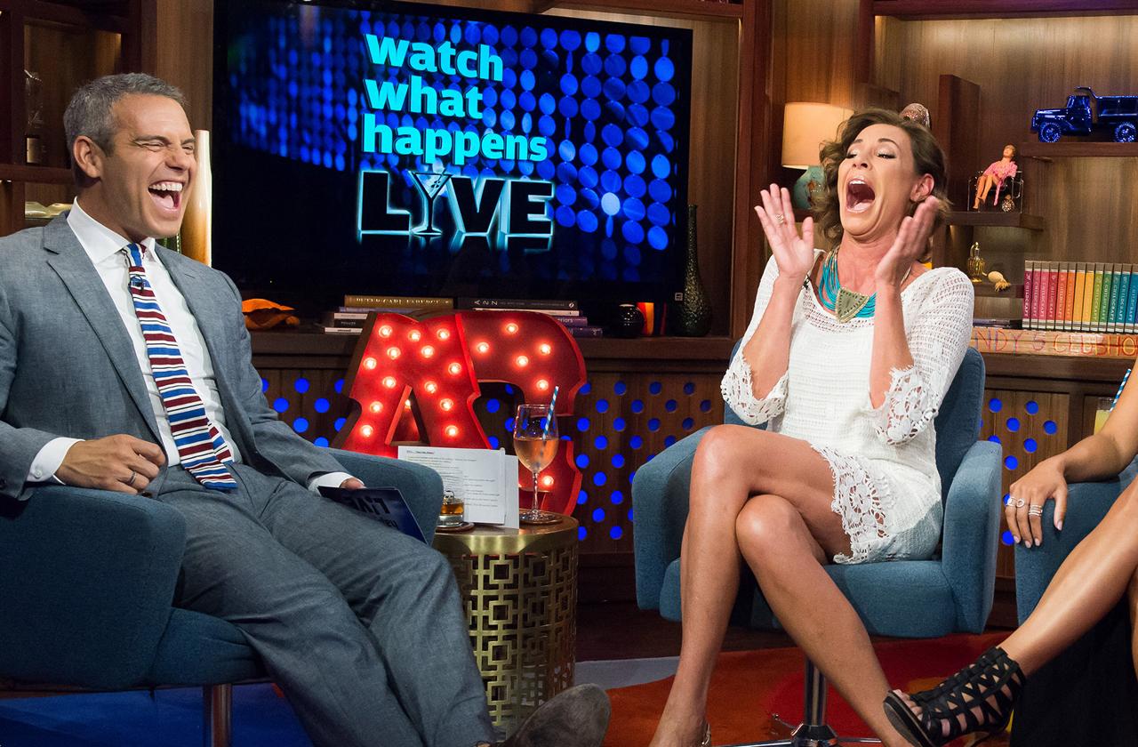 //luann de lesseps jokes about arrest pp