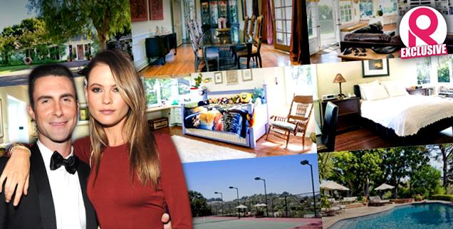 //adam levine behati prinsloo transforming bachelor pad family wide