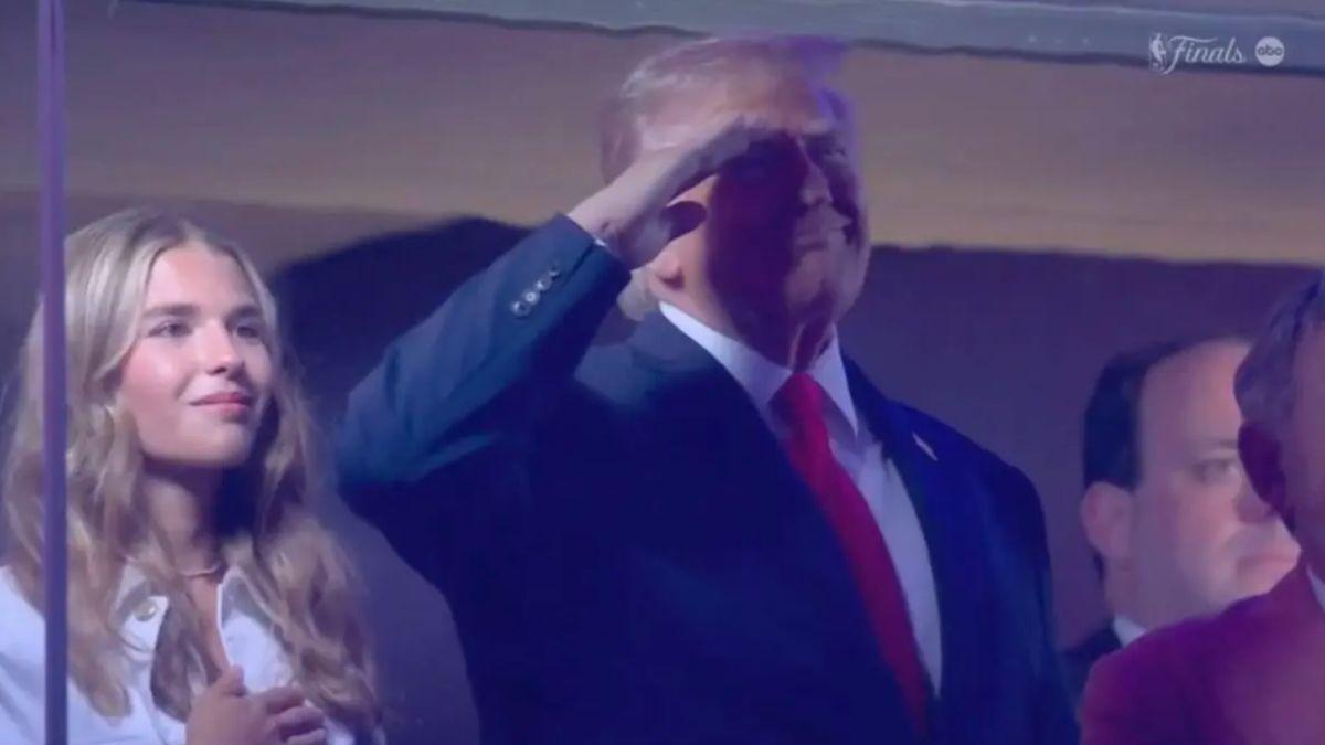 Photo of Kai and Donald Trump