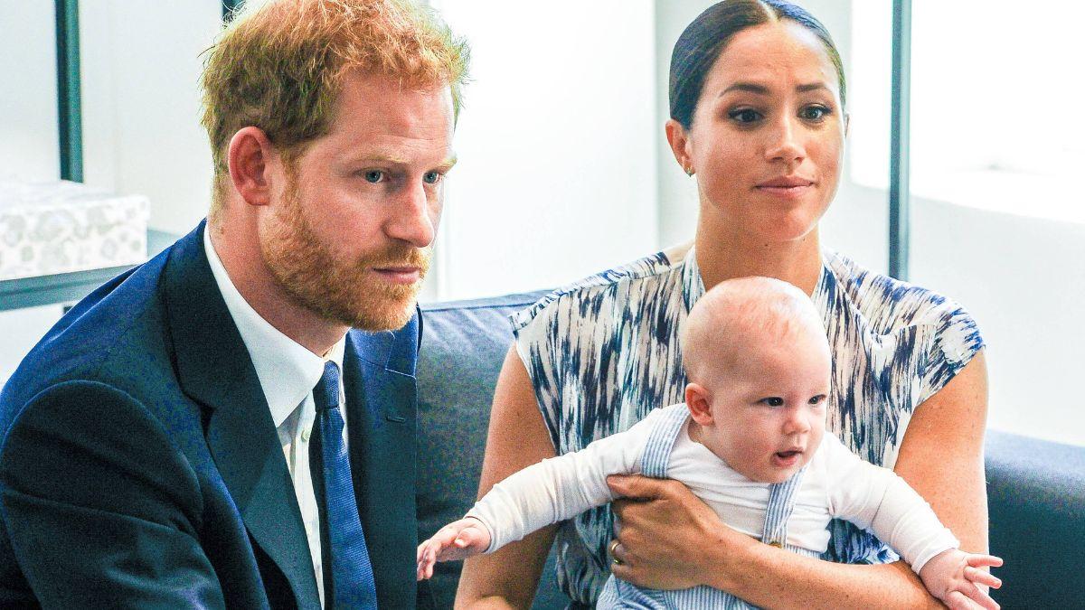 Photo of Prince Harry, Prince Archie and Meghan Markle