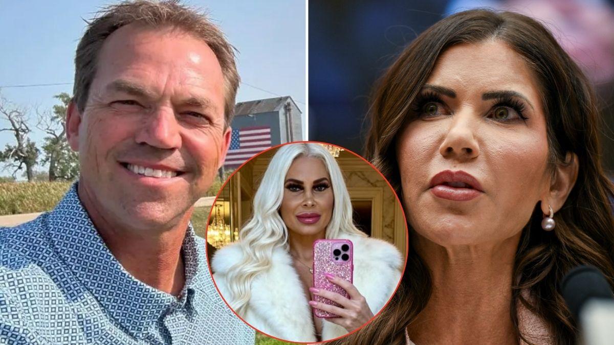 Photo of Bryan Noem, Kristi Noem,  Nicole Raccagno 