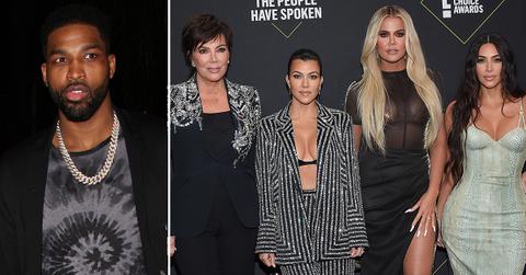 the kardashians staged amily meeting tristan thompson paternity scandal