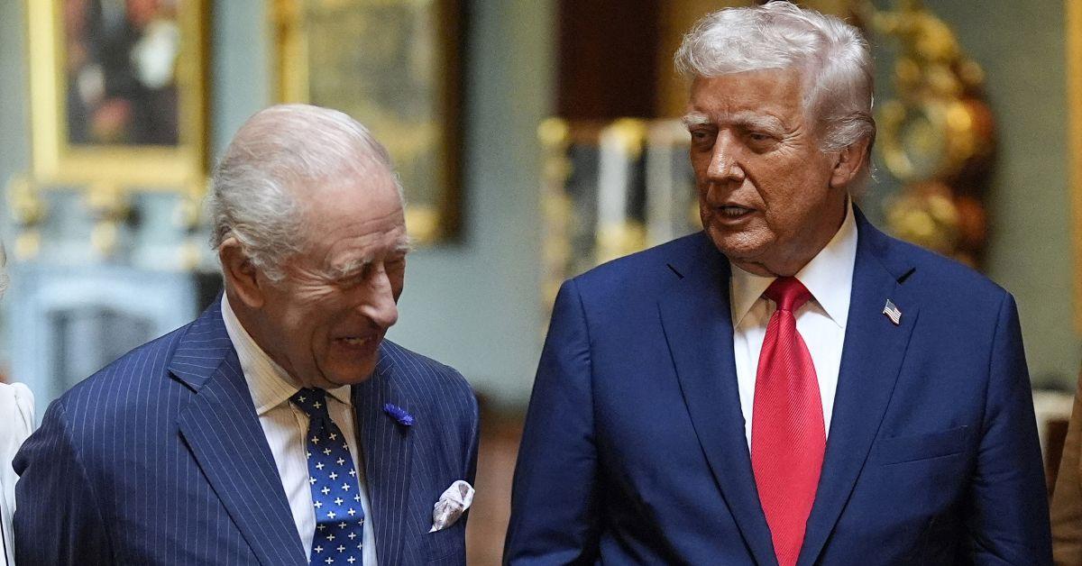 Photo of King Charles and Donald Trump
