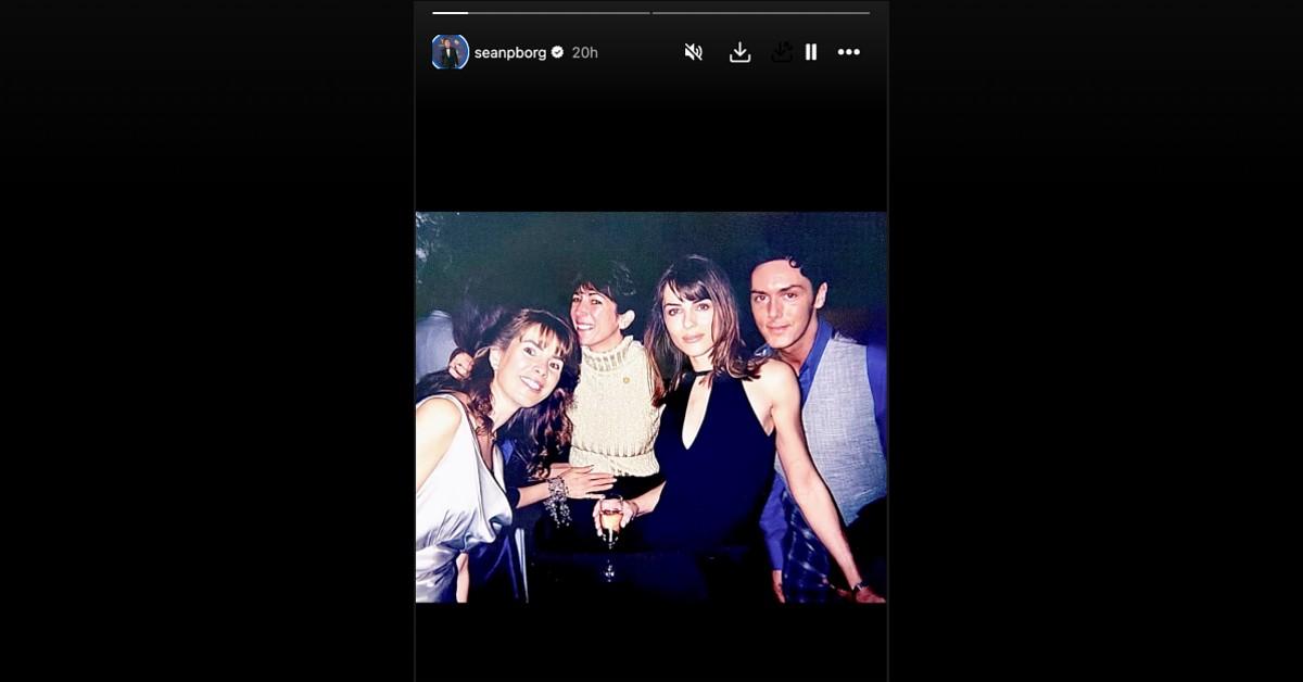sean birg instagram elizabeth hurley ghislaine maxwell