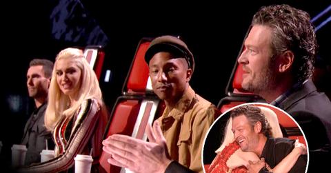 Gwen Stefani Blake Shelton Paid Bonus PDA Voice