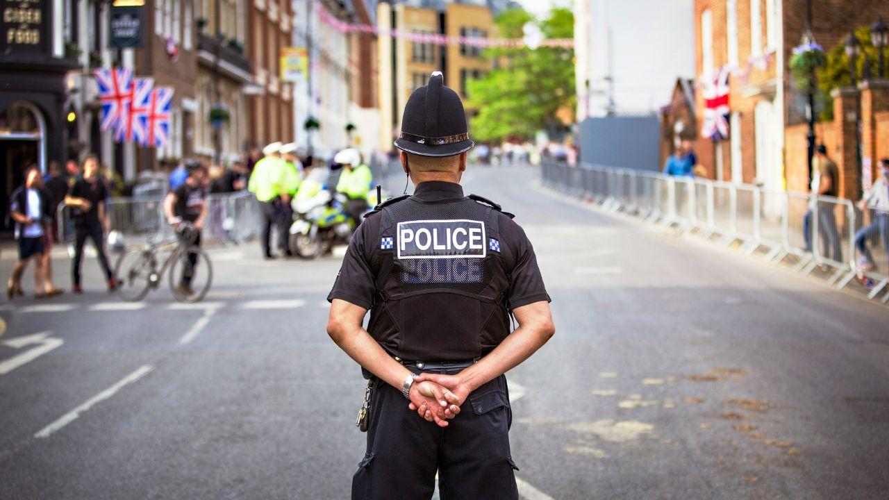 Photo of English police